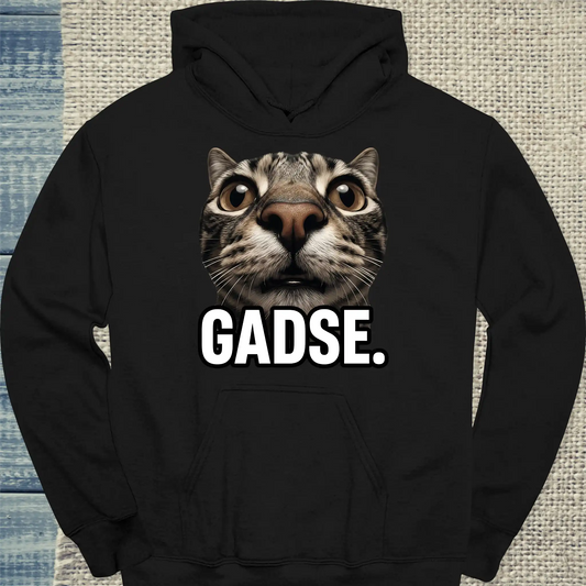 Hoodie - GADSE - Unisex - Katze Schwarz