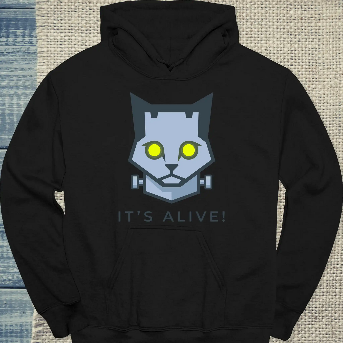 Hoodie - Its Alive! - Unisex - Katze Schwarz