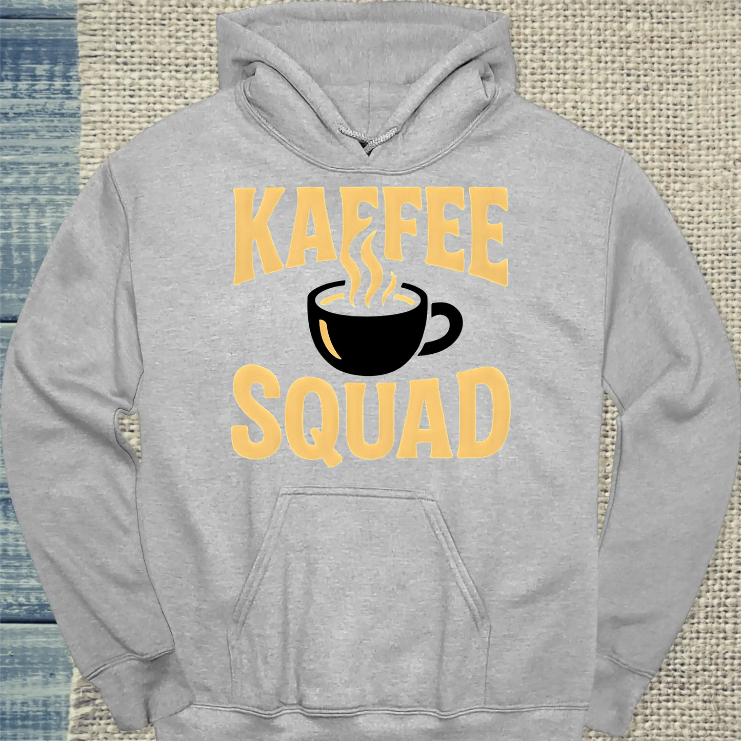 Hoodie - Kaffee Squad - Tasse - Unisex - Kaffee Grau
