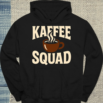 Hoodie - Kaffee Squad - Tasse - Unisex - Kaffee Schwarz