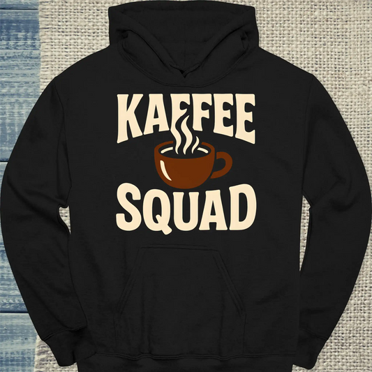 Hoodie - Kaffee Squad - Tasse - Unisex - Kaffee Schwarz