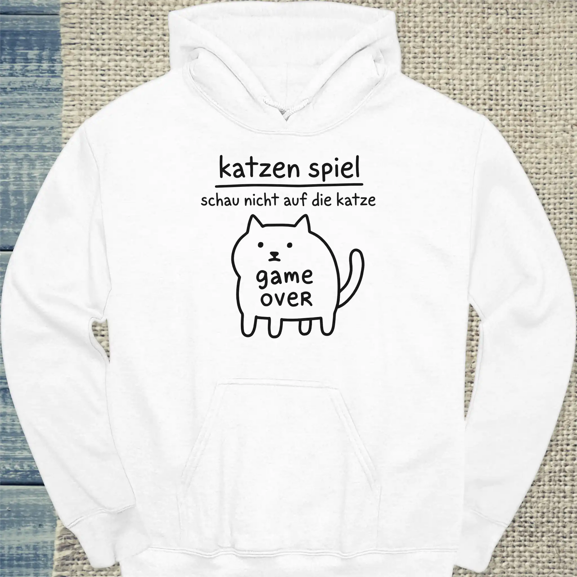 Hoodie - katzenspiel - Unisex - Katze Weiß