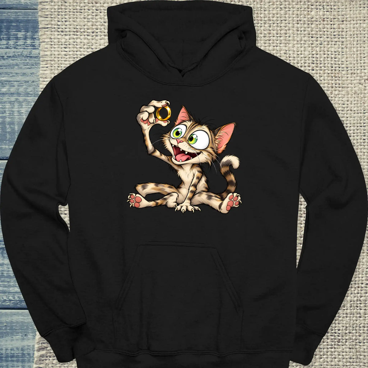 Hoodie - Mein Schatz - Unisex - Katze Schwarz