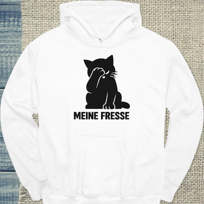 Hoodie - Meine Fresse - Unisex - Katze Weiß