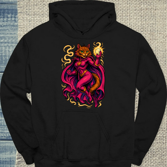 Hoodie - Miss Sweet - Superpfoten - Unisex - Superpfoten Schwarz
