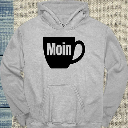 Hoodie - Moin - Unisex - Kaffee Grau