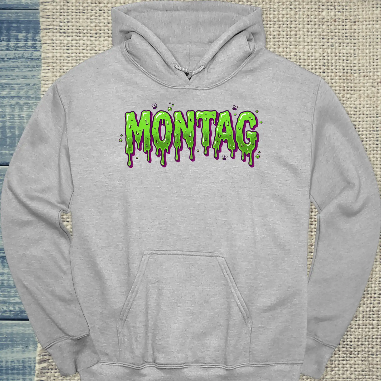 Hoodie - Montag - Unisex - Kaffee Grau
