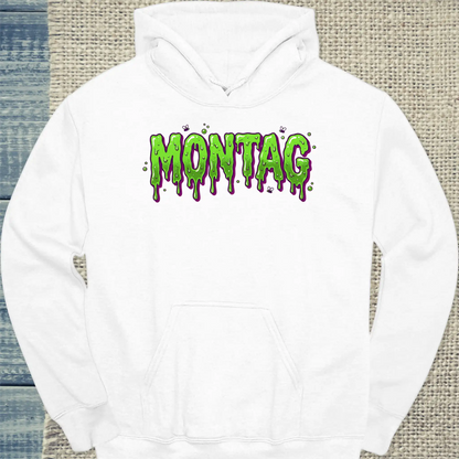 Hoodie - Montag - Unisex - Kaffee Weiß