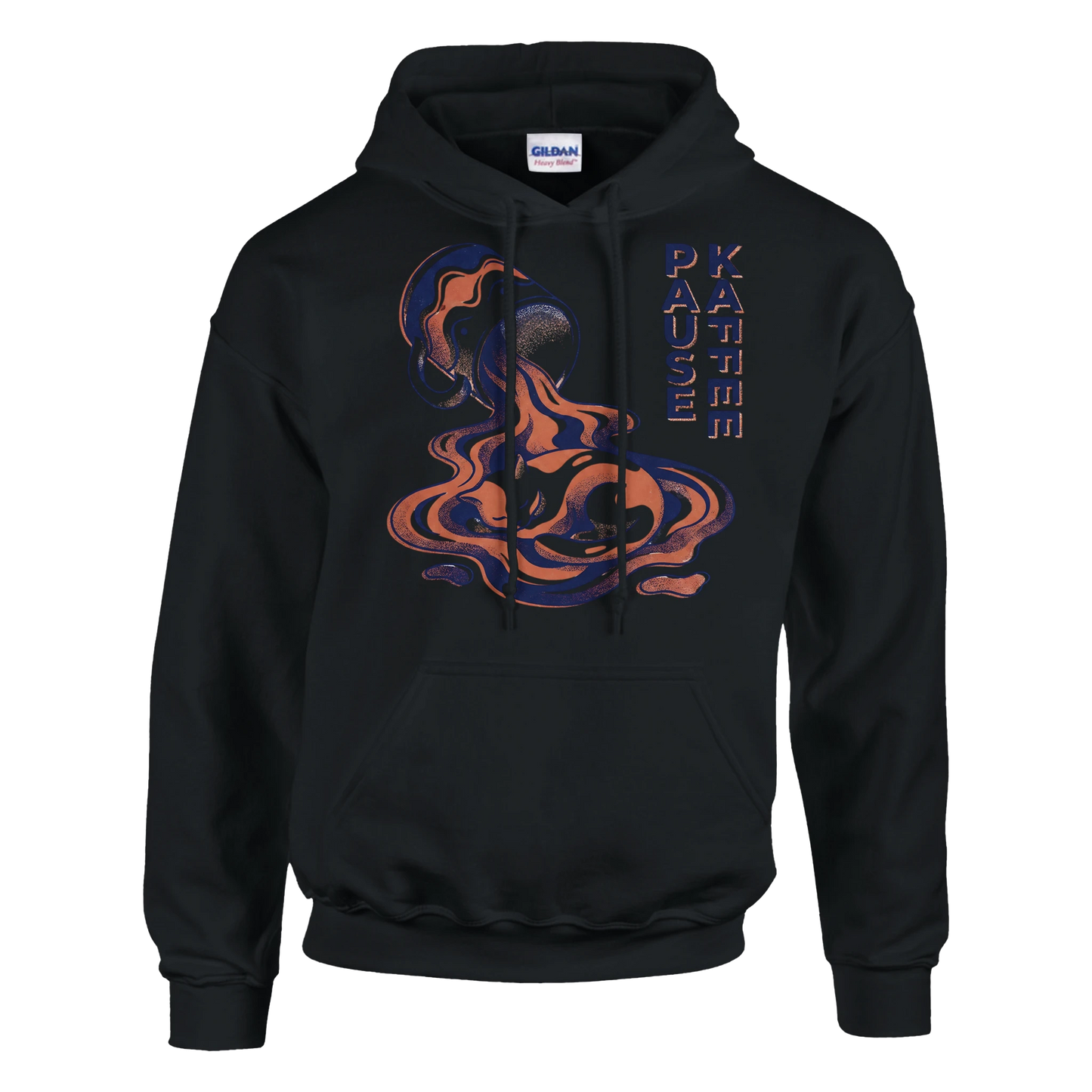 Hoodie - Pause - Kaffee - Unisex - Katze & Kaffee Schwarz