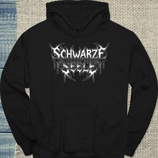 Hoodie - Schwarze Seele - Unisex - Kaffee Schwarz