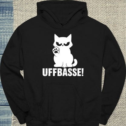 Hoodie - Uffbasse! - Unisex - Katze Schwarz