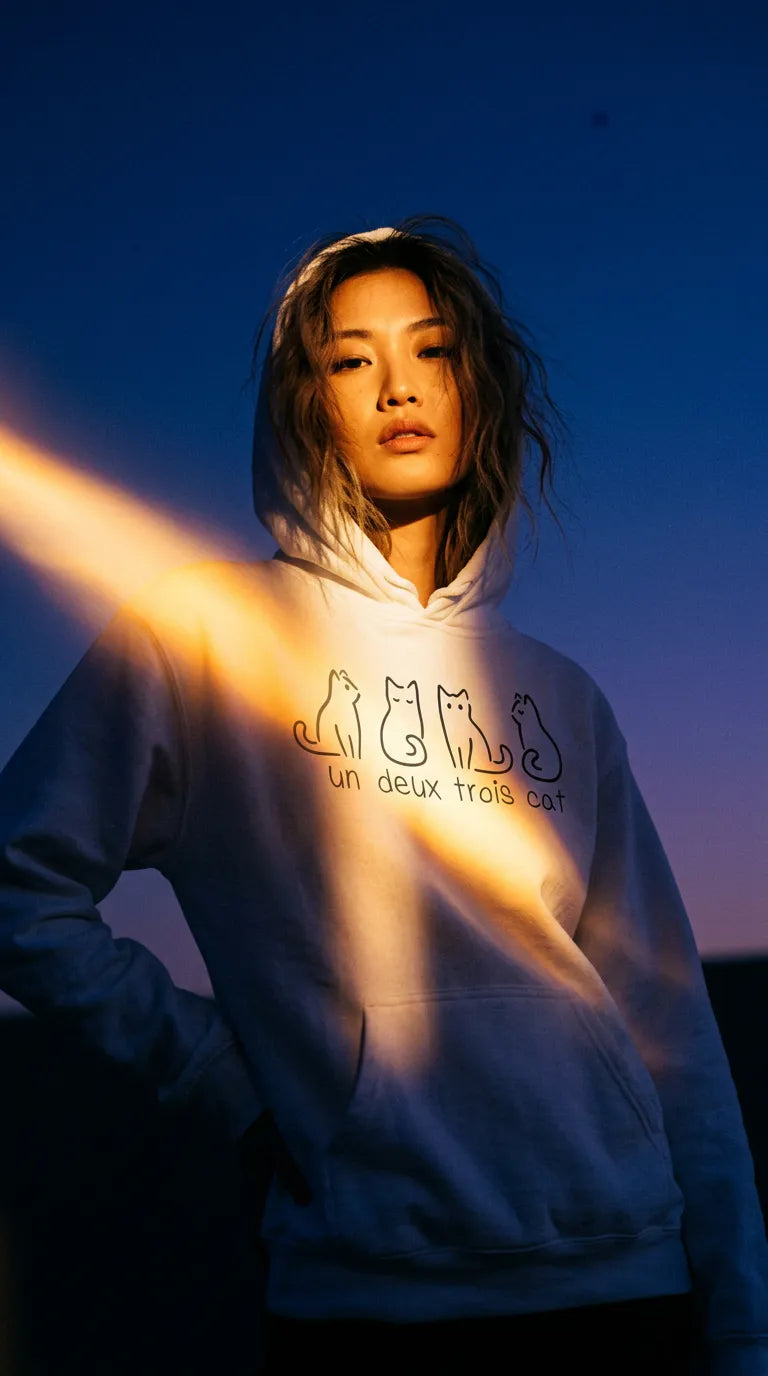 Un Deux Trois Cat - Hoodie