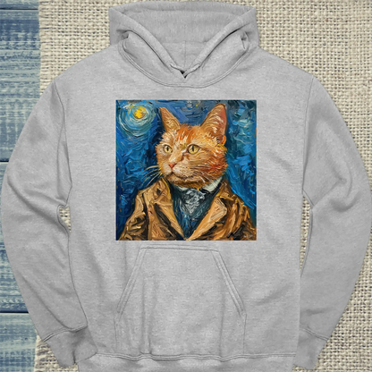 Hoodie - Van Cat Portrait - Unisex - Katze Grau
