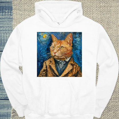 Hoodie - Van Cat Portrait - Unisex - Katze Weiß