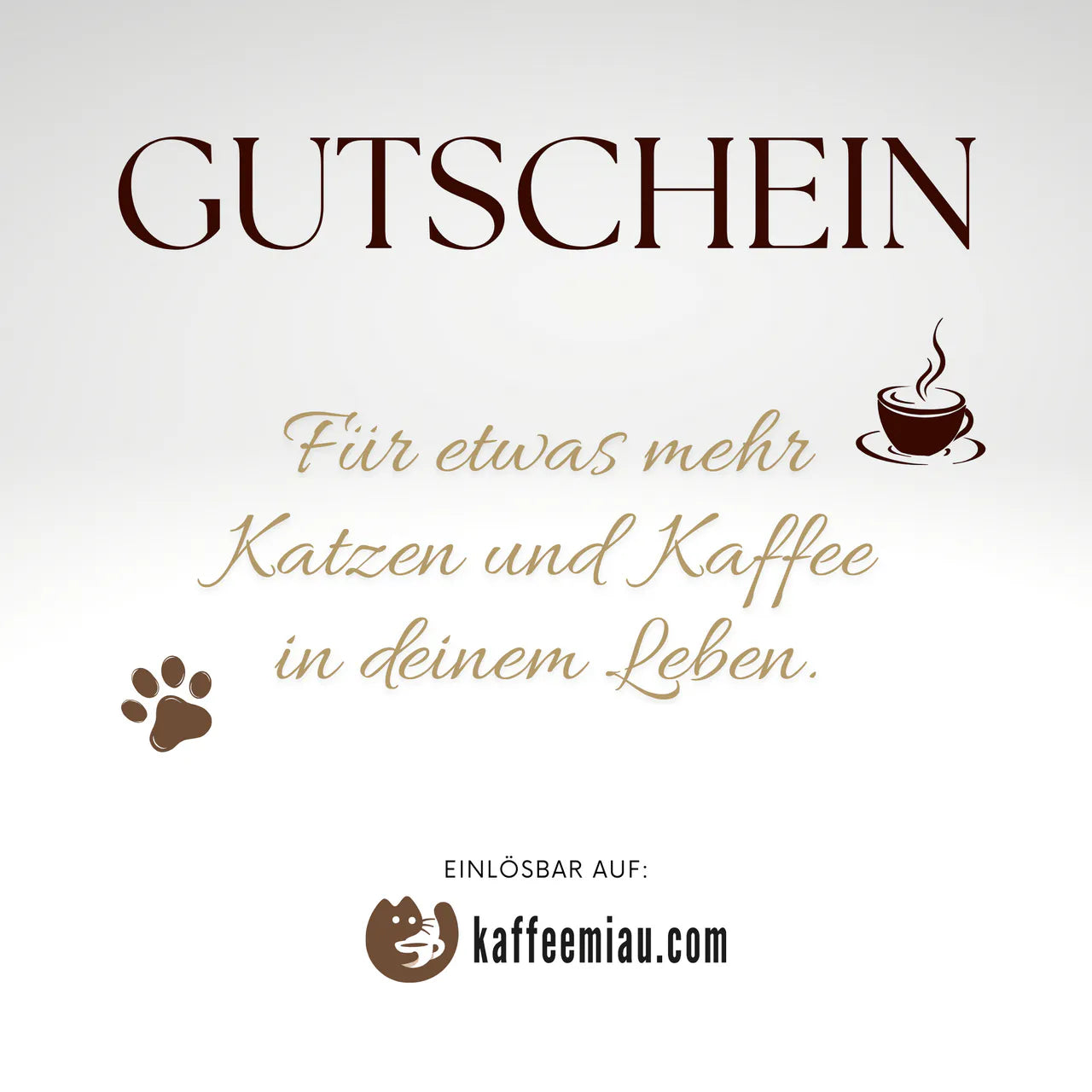 KaffeeMiau e-Geschenkgutschein