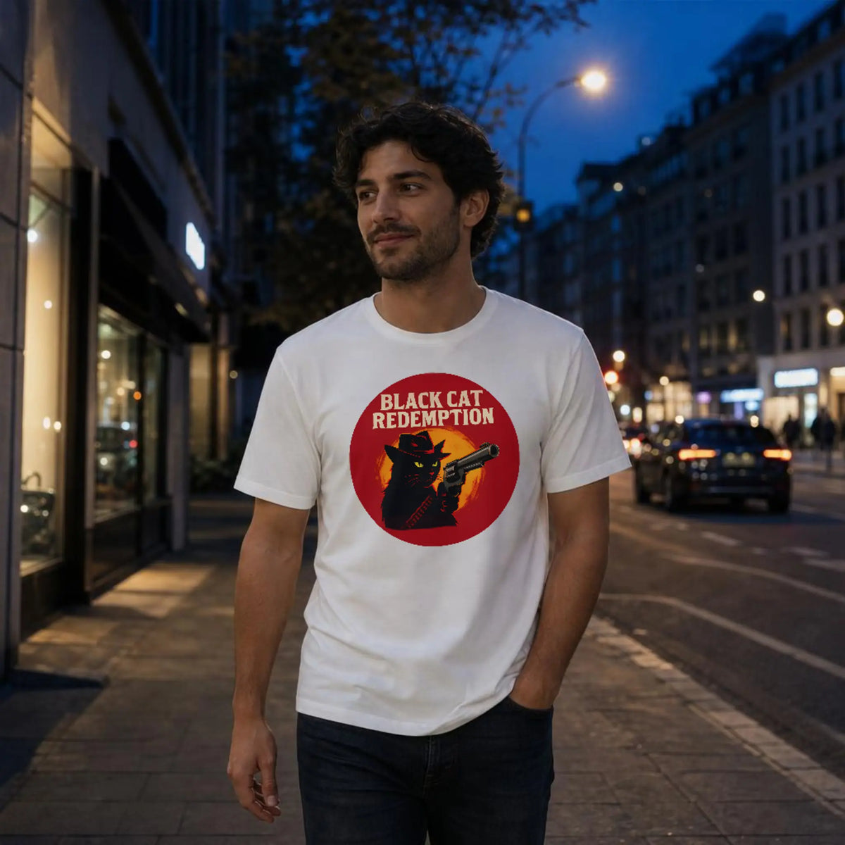 Black Cat Redemption - T-Shirt