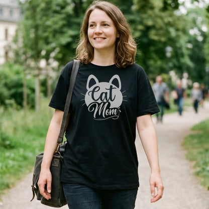 Cat Mom schnurr - T-Shirt
