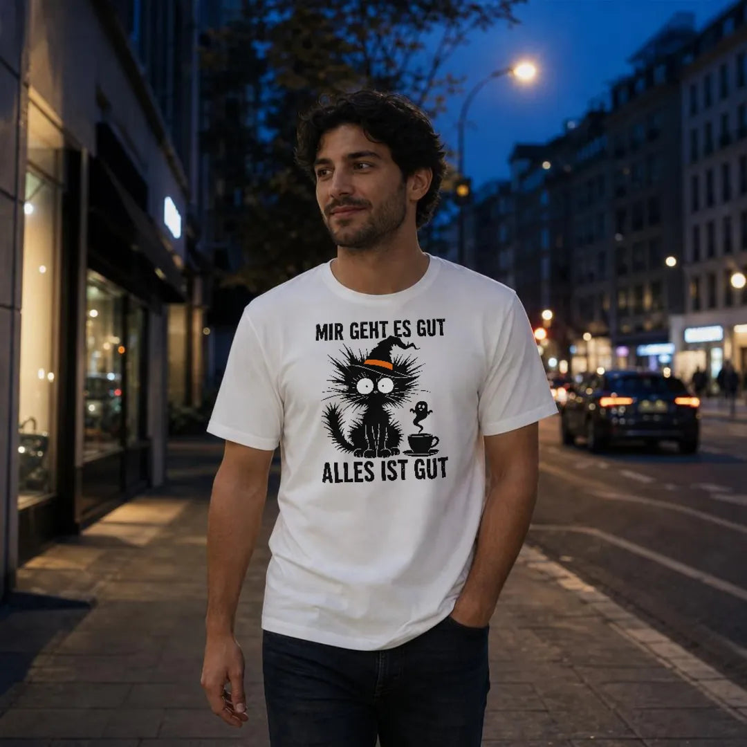 Mir geht es gut Halloween - T-Shirt
