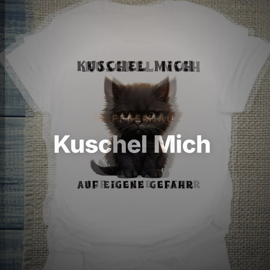 Kuschel Mich - Auf eigene Gefahr - T-Shirt – Clean Showcase