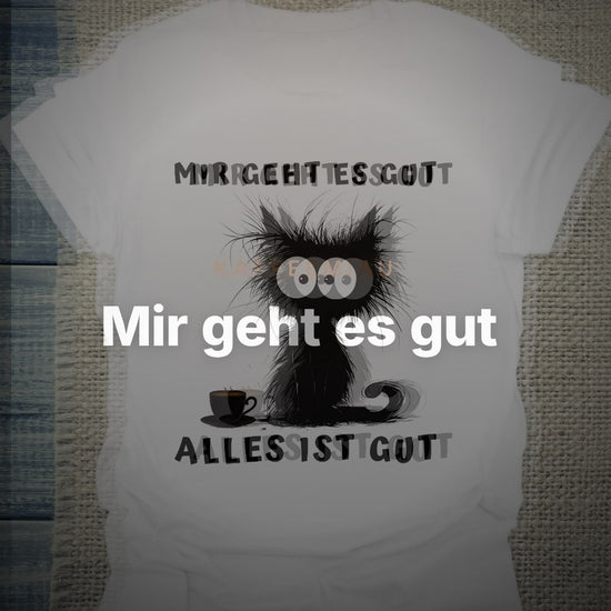 Mir geht es gut - T-Shirt – Clean Showcase