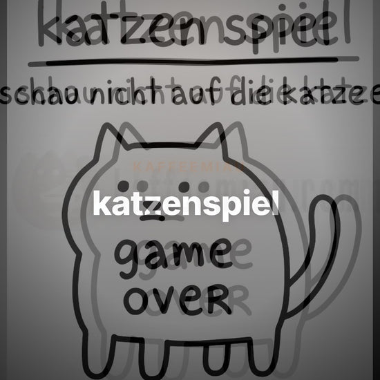 katzenspiel - T-Shirt – Clean Showcase