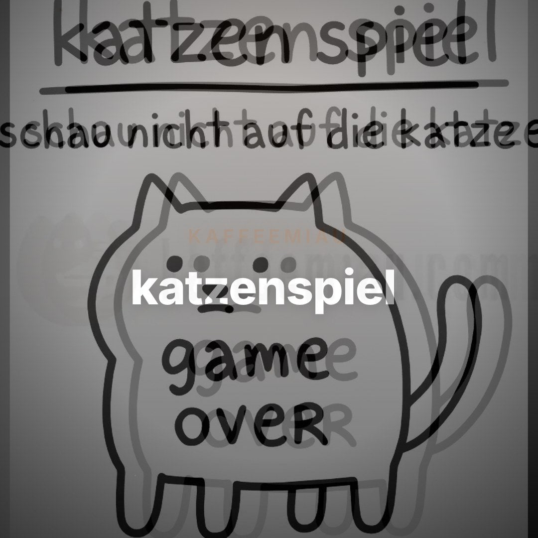 katzenspiel - T-Shirt – Clean Showcase