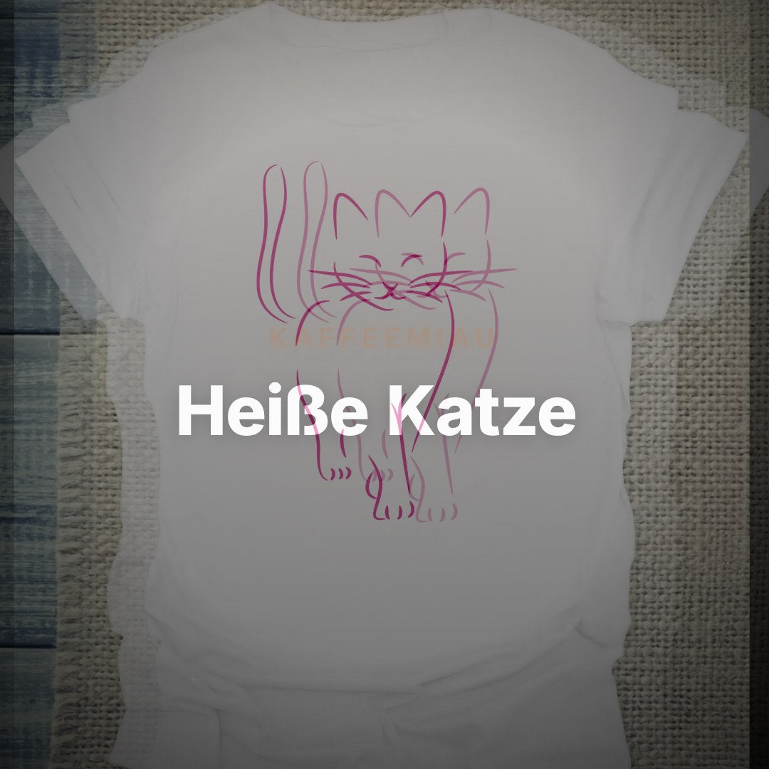 Heiße Katze - T-Shirt – Clean Showcase