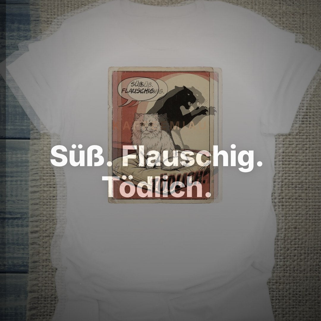 Süß. Flauschig. Tödlich. - T-Shirt – Clean Showcase