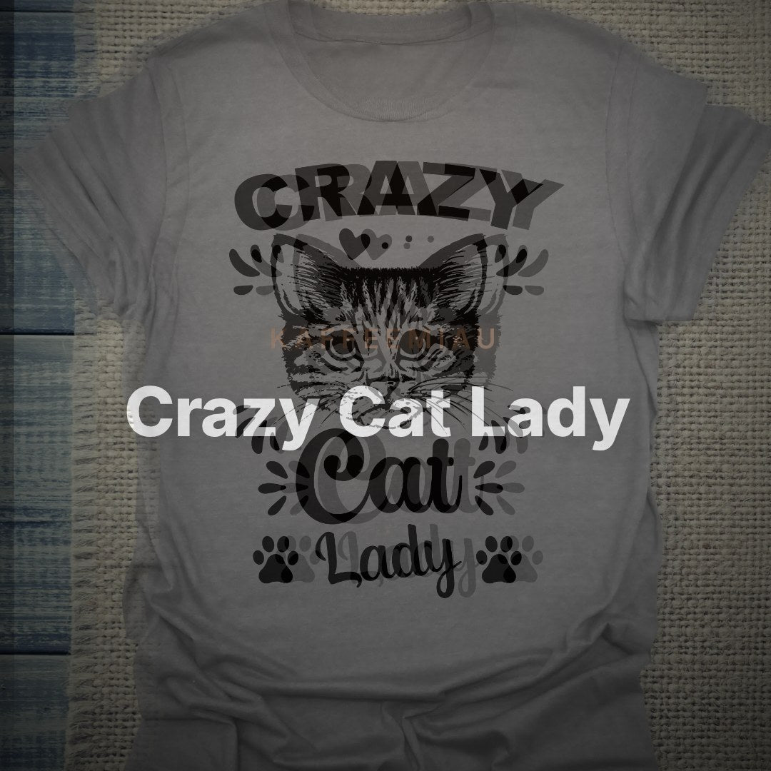 Crazy Cat Lady - T-Shirt – Clean Showcase