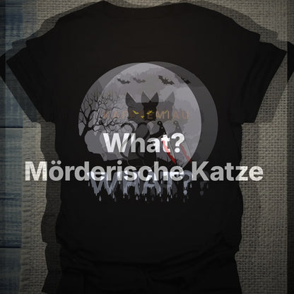What? Mörderische Katze - T-Shirt – Clean Showcase