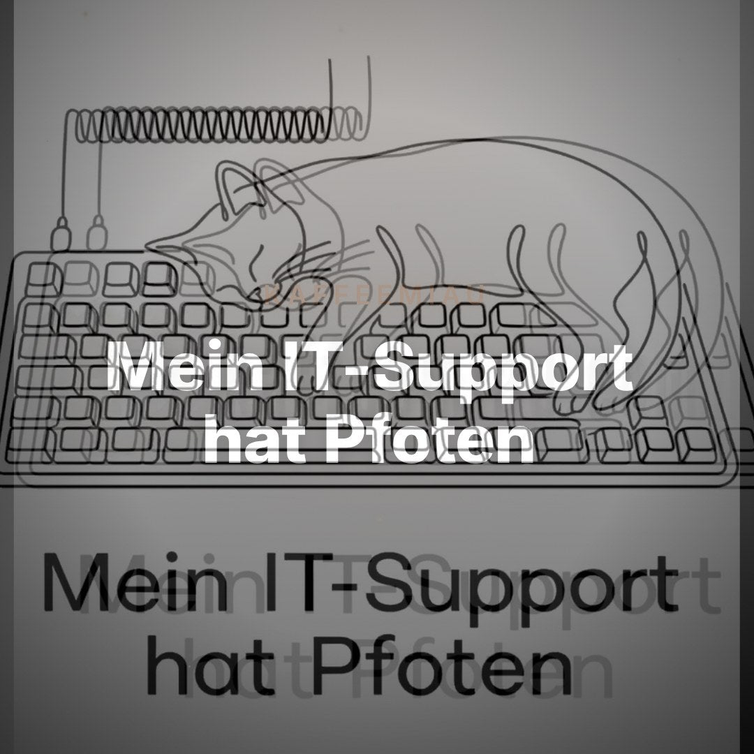 Mein IT-Support hat Pfoten - T-Shirt – Clean Showcase
