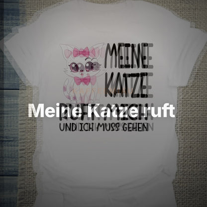 Meine Katze ruft - T-Shirt – Clean Showcase