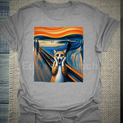 Edvard Munch - Schreiende Katze - T-Shirt – Clean Showcase