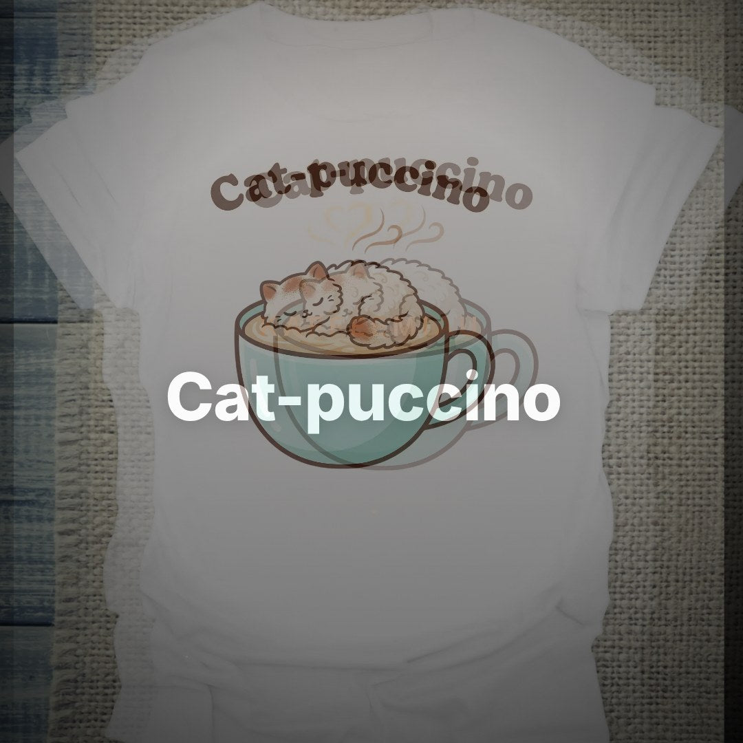 Cat-puccino - T-Shirt – Clean Showcase