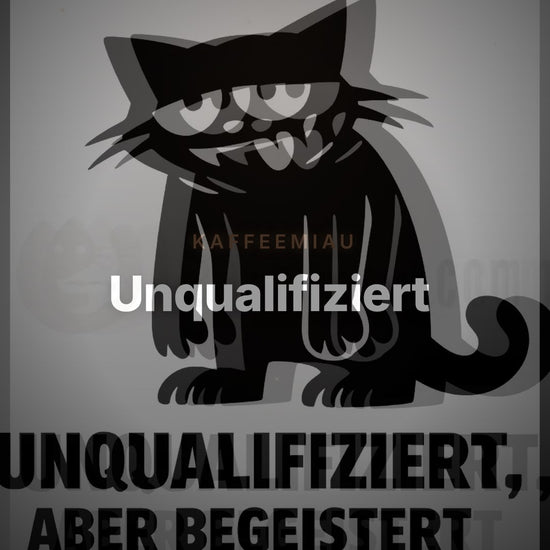 Unqualifiziert, aber begeistert  - T-Shirt – Clean Showcase
