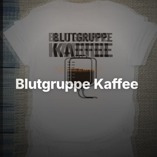 Blutgruppe Kaffee - T-Shirt – Clean Showcase