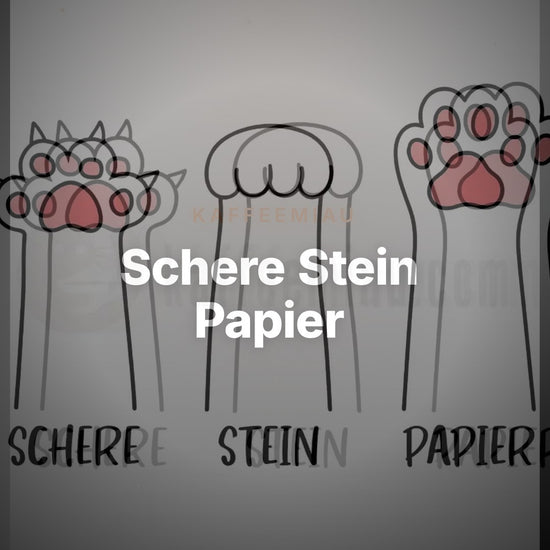 Schere Stein Papier - T-Shirt – Clean Showcase