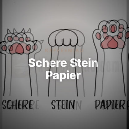 Schere Stein Papier - T-Shirt – Clean Showcase