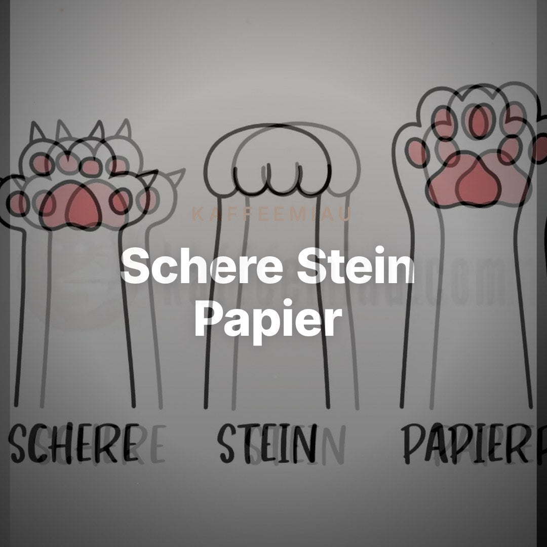Schere Stein Papier - T-Shirt – Clean Showcase