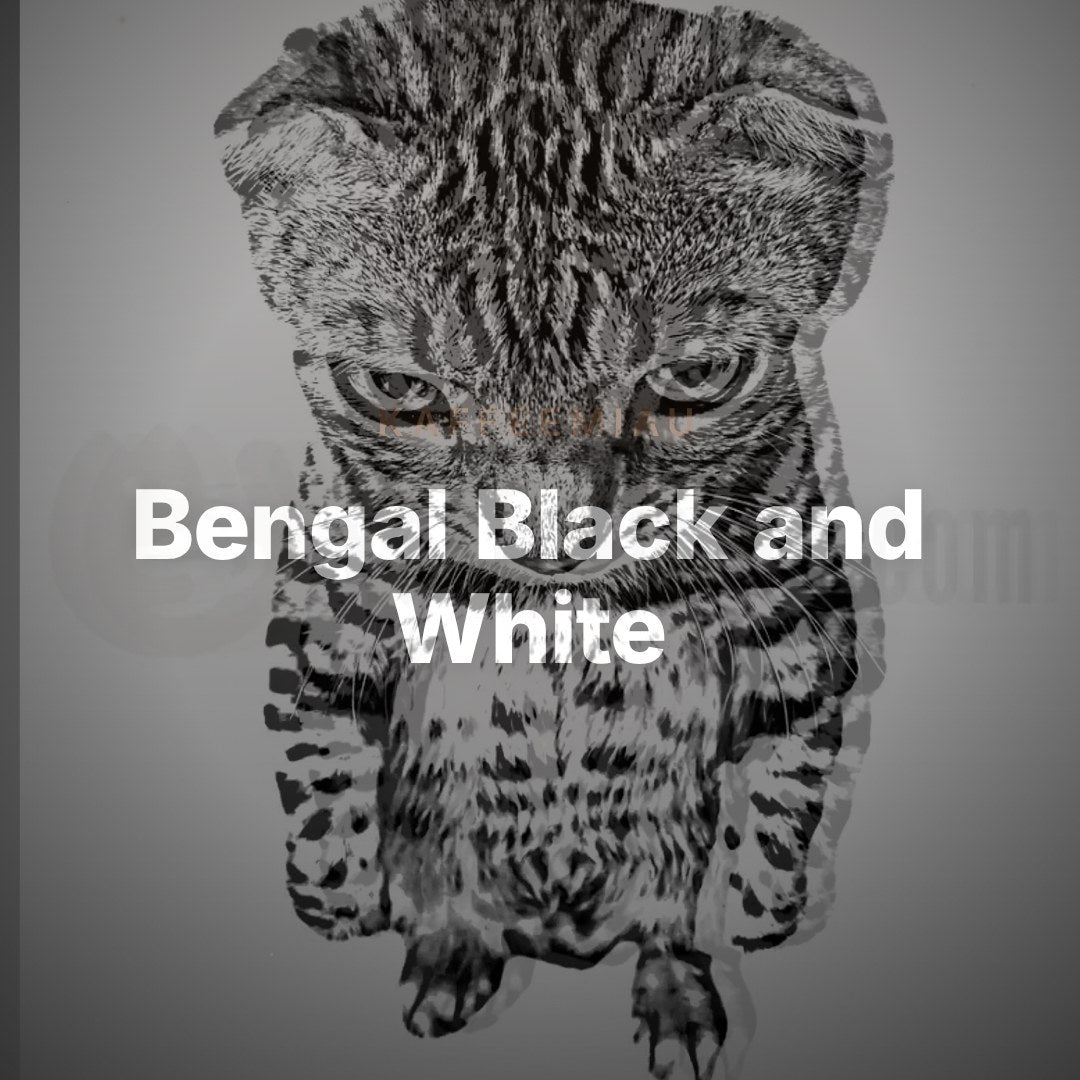 Bengal Black and White - T-Shirt – Clean Showcase