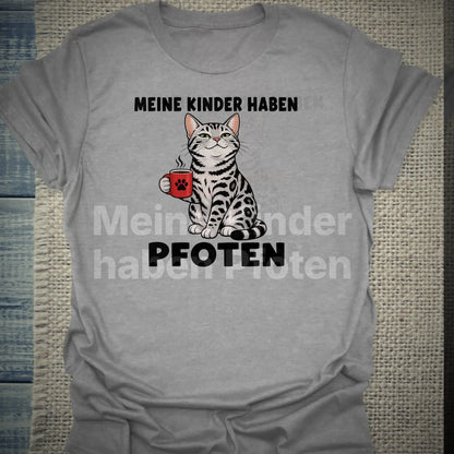 Meine Kinder haben Pfoten - T-Shirt – Clean Showcase