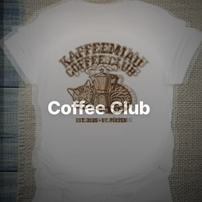 KaffeeMiau Coffee Club - T-Shirt – Clean Showcase