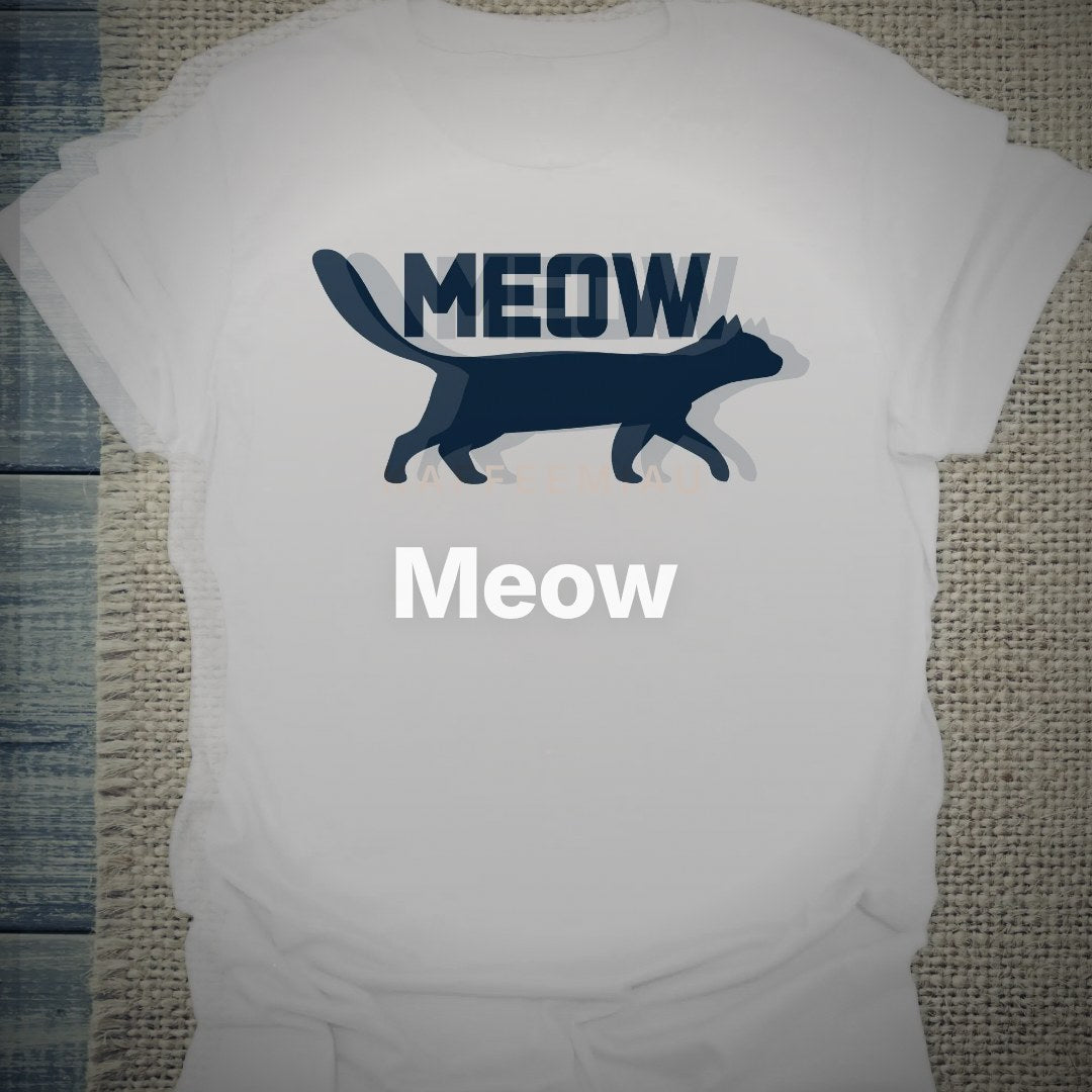 Meow - T-Shirt – Clean Showcase