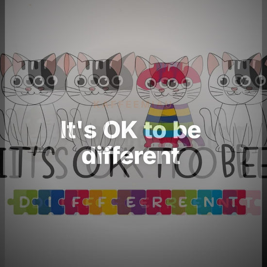 It's OK to be different - T-Shirt – Clean Showcase