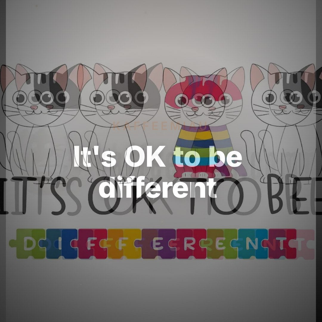It's OK to be different - T-Shirt – Clean Showcase