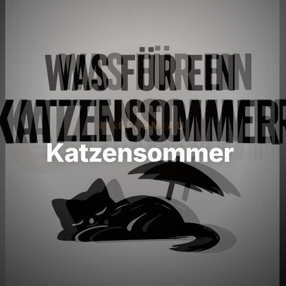 Katzensommer - T-Shirt – Clean Showcase