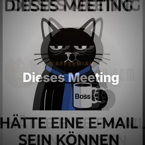 Dieses Meeting - T-Shirt – Clean Showcase