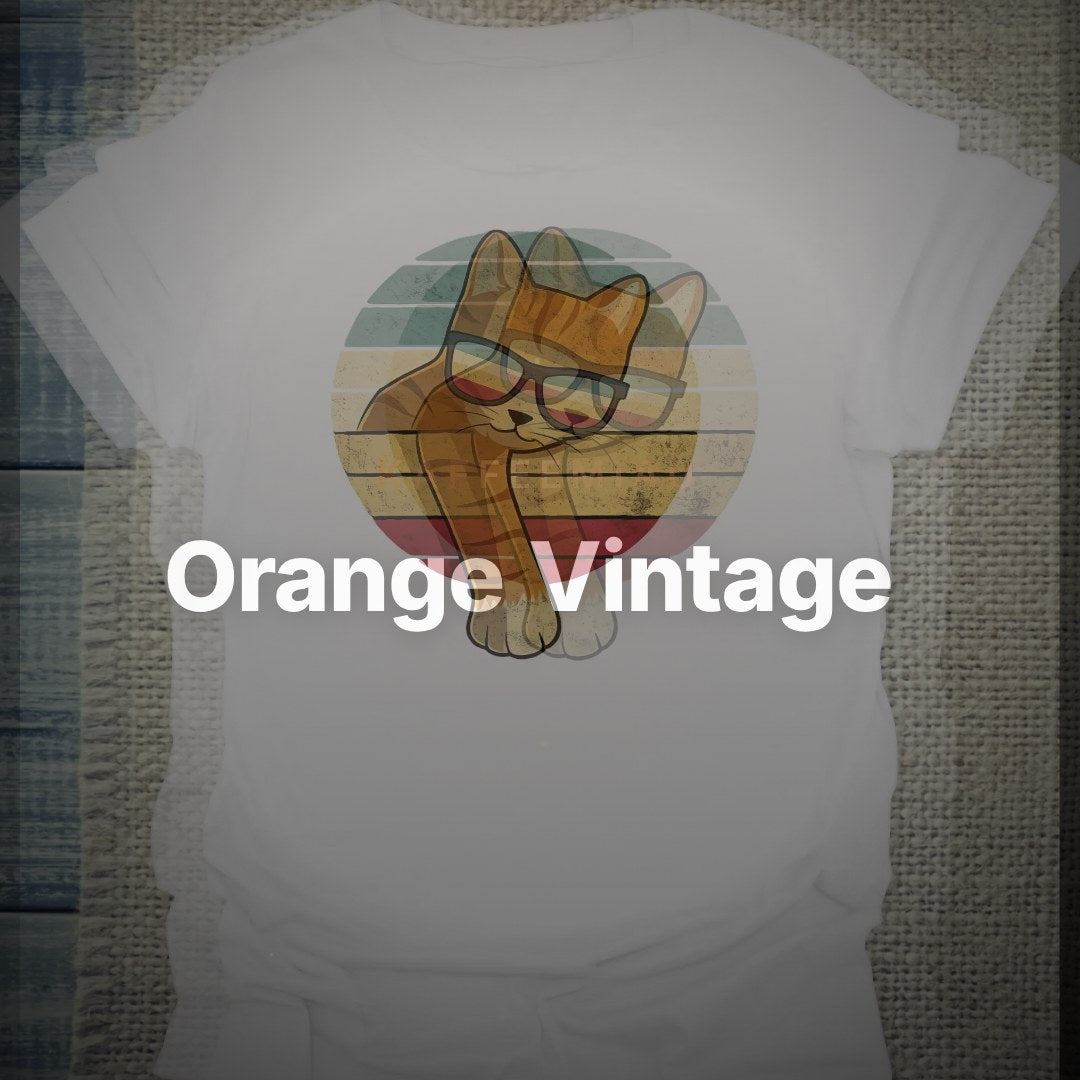 Orange Vintage - T-Shirt – Clean Showcase