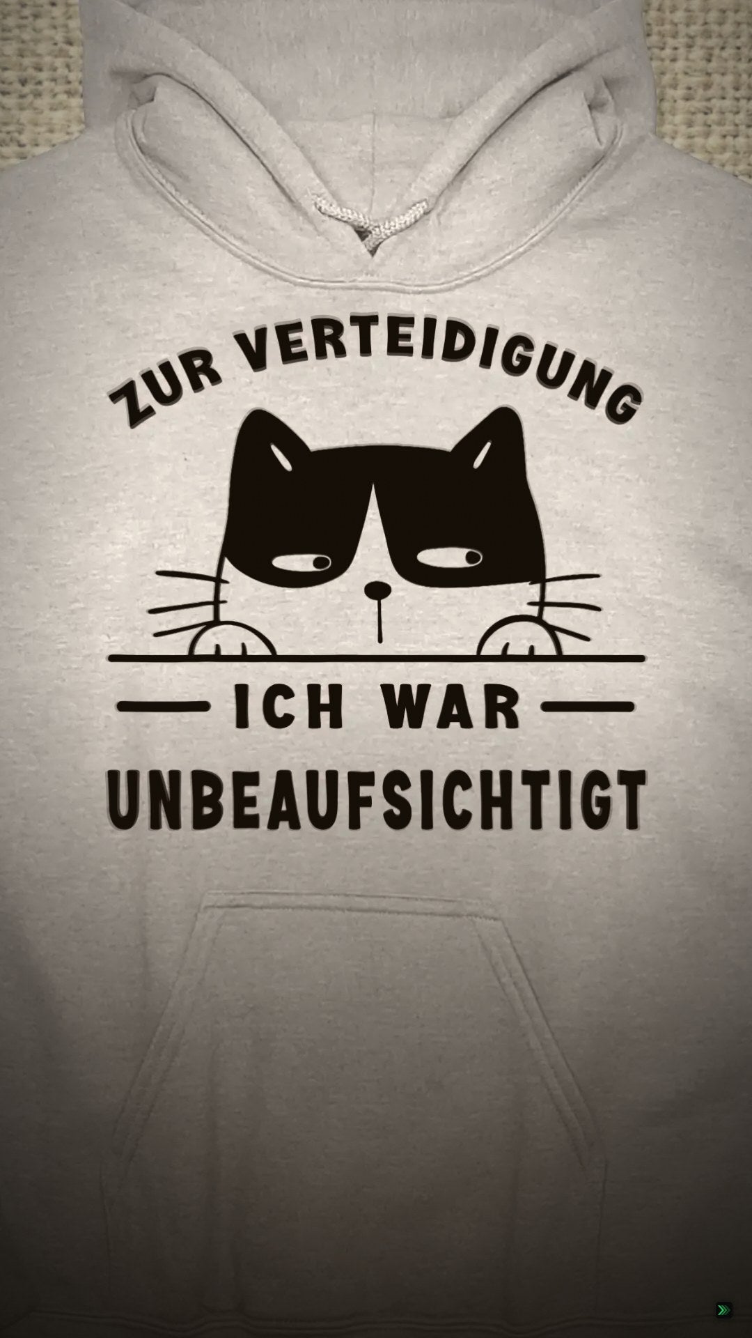 Zur Verteidigung - Ich war unbeaufsichtigt - Hoodie – Voice Story