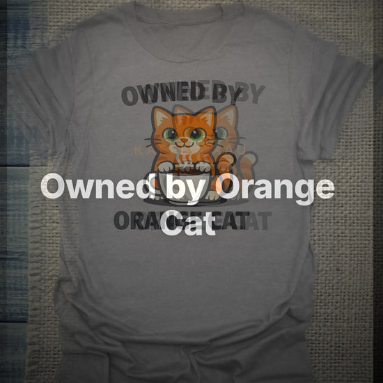 Owned by Orange Cat - T-Shirt – Clean Showcase